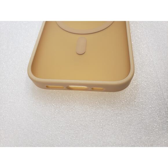 Miracase Phone Case for iPhone 14 PRO. Beige. Gold Buttons - Picture 2 of 9